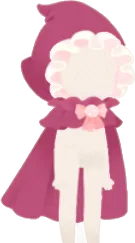 お菓子の魔女のフリルマントの画像