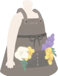 汚れが気にならないエプロンの画像