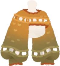 かぎ編みのショート丈ニットの画像