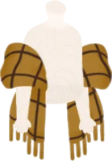 レトロチェックストールの画像