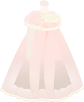 シアーウェディングドレスの画像