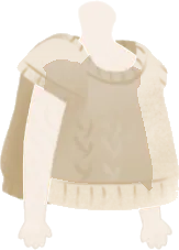 くつろぎブラウンセーターの画像