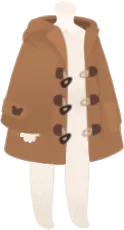 学生シンプルダッフルコートの画像