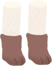 森のもふもふブーツの画像