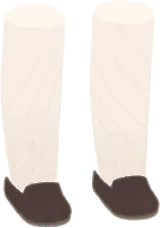 シンプルな革靴の画像