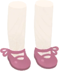 秘密のドールピンクパンプスの画像