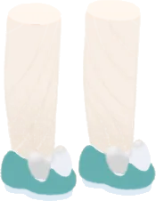 税密のドールブルーパンプスの画像