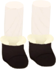 クリスマスブラックブーツの画像