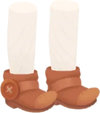ほっこりとんがりブーツの画像
