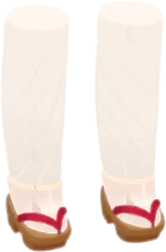 低めのシンプルな下駄の画像