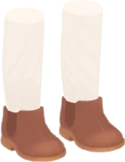 ブラウンサイドゴアブーツの画像