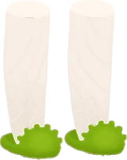 草むらスリッパの画像