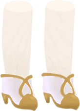 金のくちばしブーツの画像