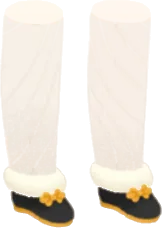 春節の黒靴の画像