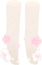 淡く咲く桜シューズの画像