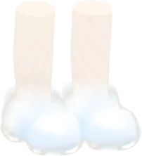 水の妖精の靴の画像