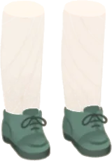 珍しい色のブーツの画像