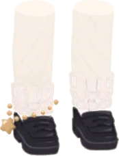 スクエアトゥローファーの画像