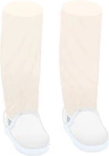 MODEホワイトスリッポンの画像