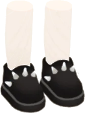 モードブラックシューズの画像