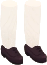 ダークブラウンの革靴の画像