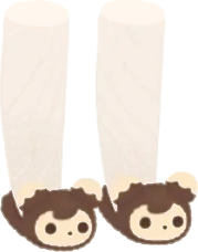 ピグミーのもこもこスリッパの画像
