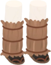 冬の藁靴の画像