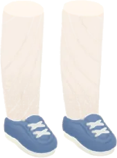 デニムスニーカーの画像