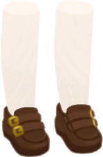 ダブルベルトローファーの画像