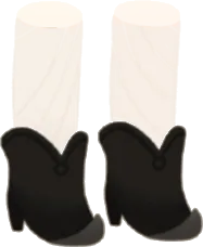 魔女の黒ブーツの画像