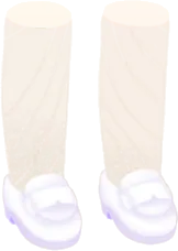 スクールローファー・ホワイトの画像