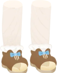 相棒のモチーフシューズの画像