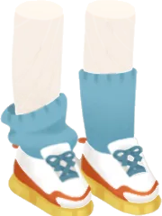 ソックス付きダッドシューズの画像
