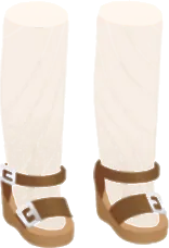 レザーストラップサンダルの画像