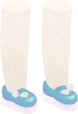 海辺のおでこ靴の画像