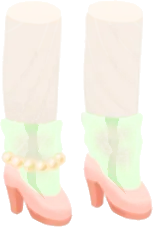 ドレッシーなパンプスセットの画像