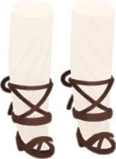 編み込みストラップサンダルの画像
