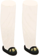 ベルベットのぺたんこ靴の画像