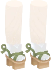 盆栽師の足袋下駄の画像
