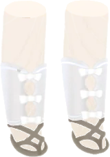 白練色の脚絆の画像