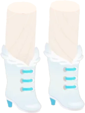 皇女のフェザーブーツの画像