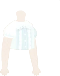 お上品なレーストップスの画像