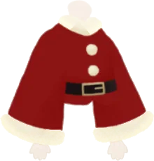 ハッピークリスマスサンタトップスの画像