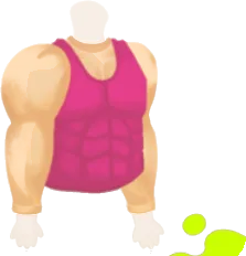 マッチョスーツ・ピンクの画像