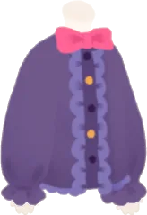ハロウィンパープルトップスの画像
