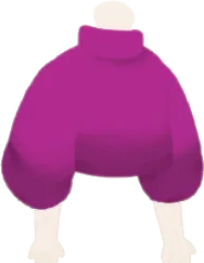 さつまいも色のモヘアニットの画像