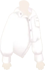 着崩れたシャツの画像