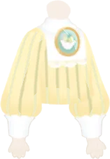 ストライプブラウス・イエローの画像