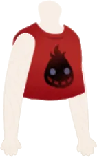 イラスト付きタンクトップの画像