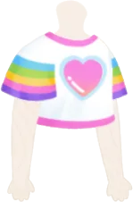 ゆめかわレインボー「シャツの画像